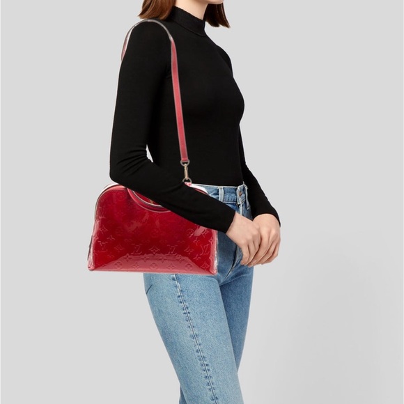 Louis Vuitton New Melrose Monogram patent leather two way bag RETAIL 3,500 - Picture 3 of 9